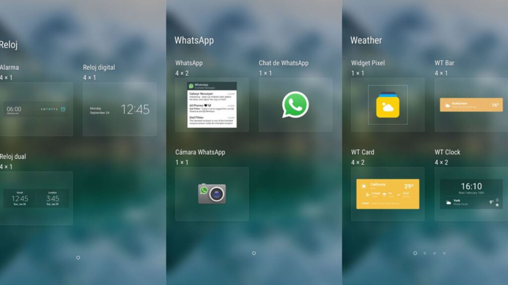Acceso rápido a la información con los widgets más útiles en Android